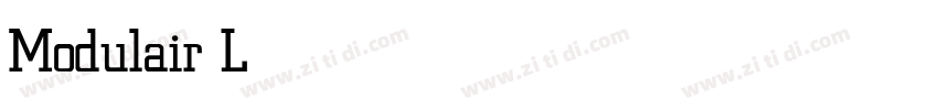 Modulair Light字体转换 Modulair Light字体转换